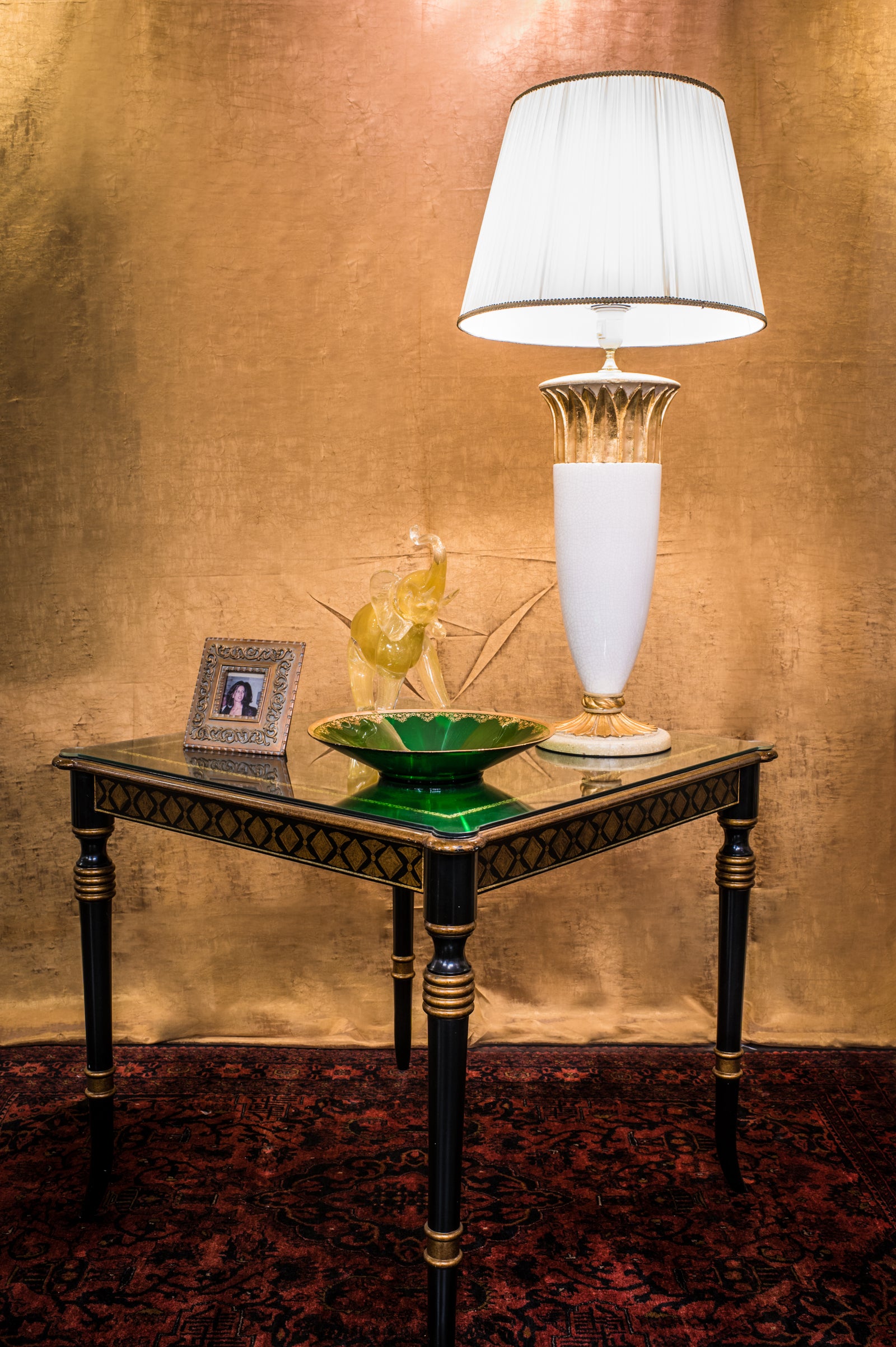 Crackled Glaze Porcelain Lamp