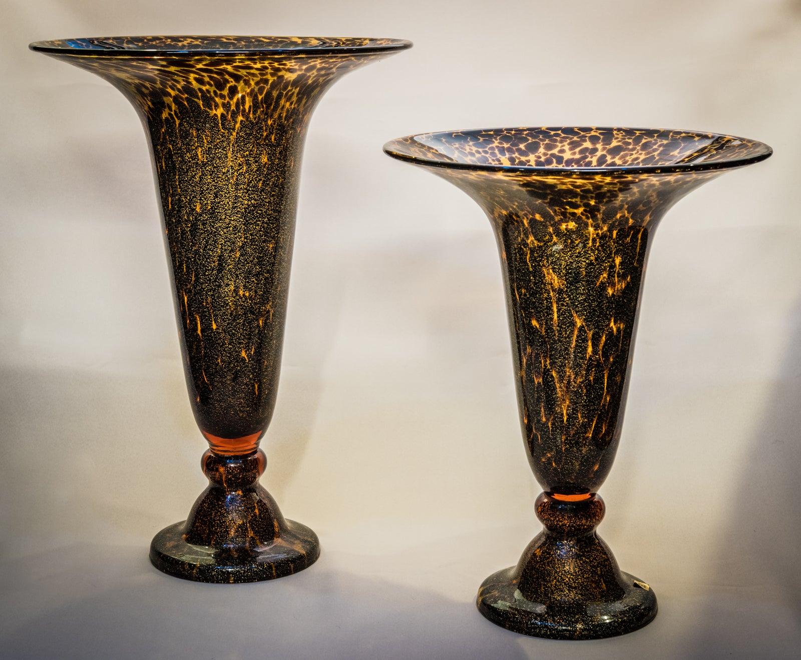 Footed Tortoise Flute Vase