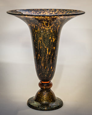 Footed Tortoise Flute Vase