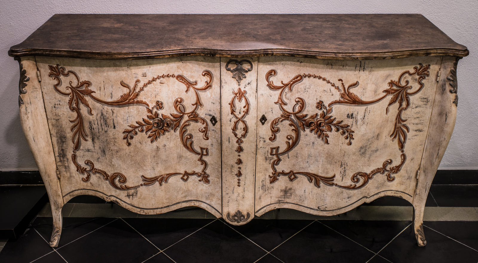 Distressed Italian Sideboard