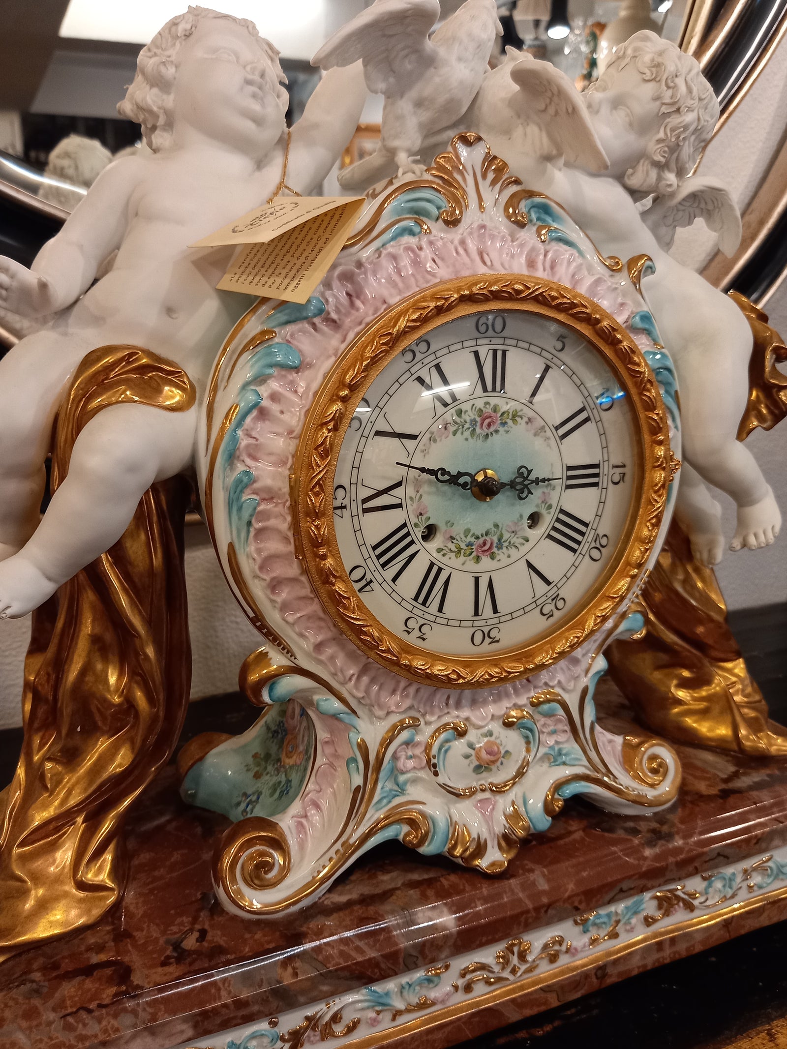 Putti Mantel Clock