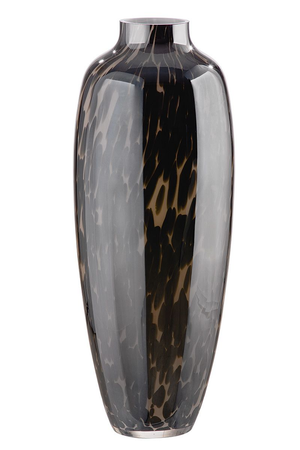 Brown Glass Floor Vase