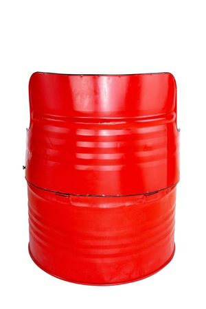 Red Oil Drum Chair