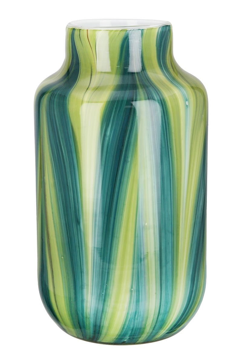 Green Candy Glass Vase Collection