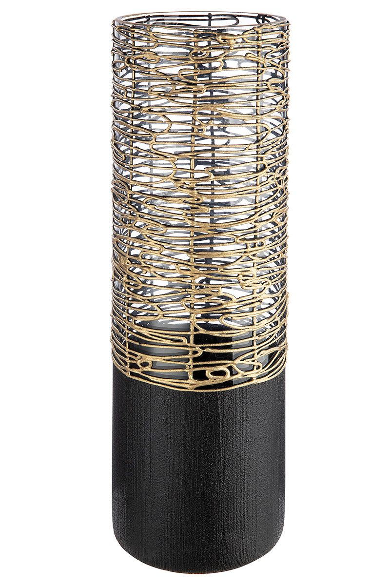 Wire Mesh Glass Vase