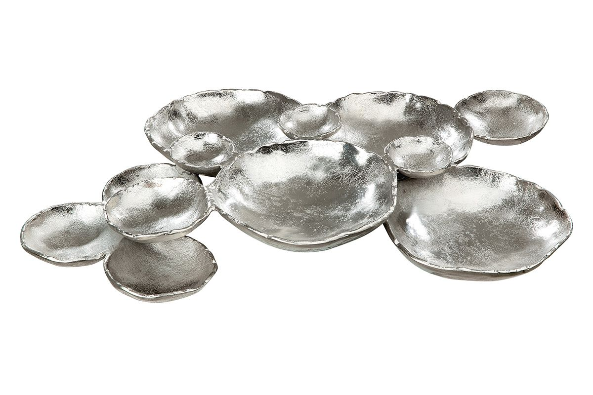Multiple Silver Bowl Composition