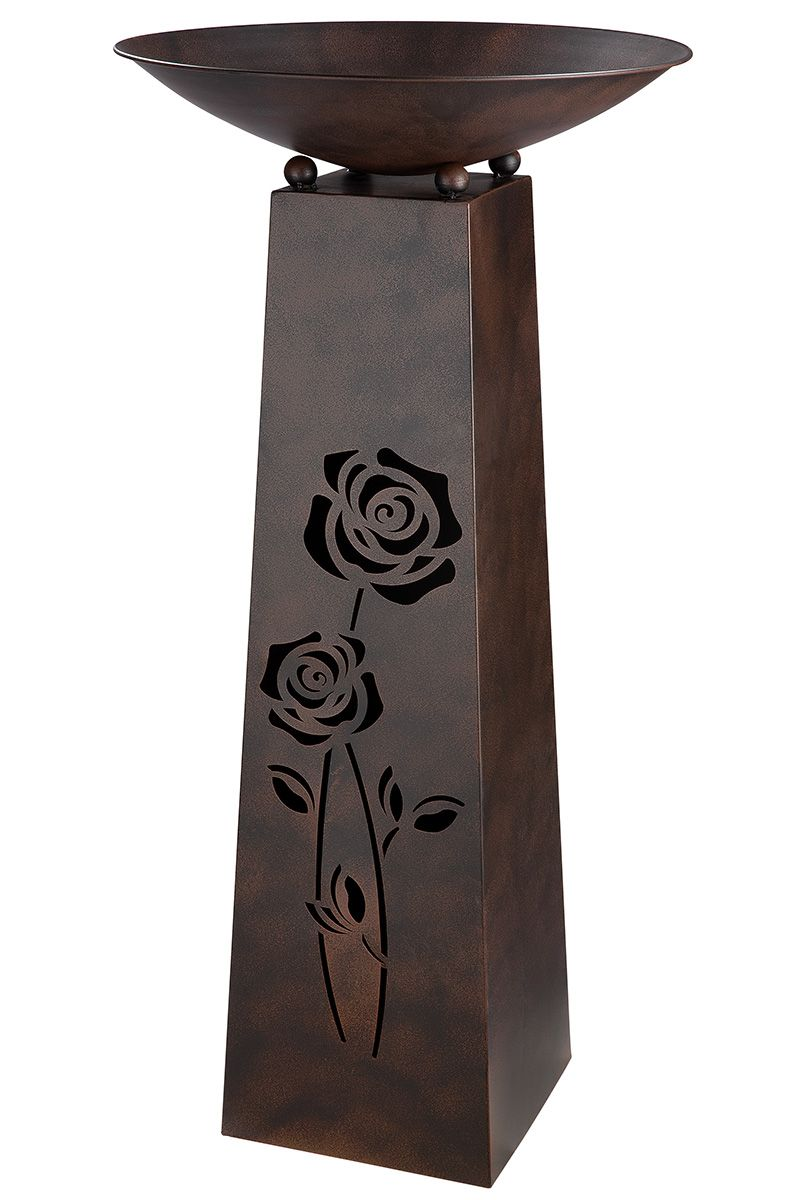 Rose Column with Bowl