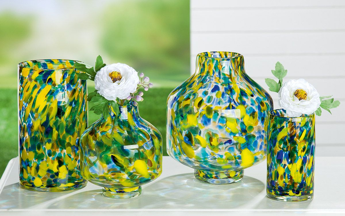 Spring Fresh Glass Vase Collection