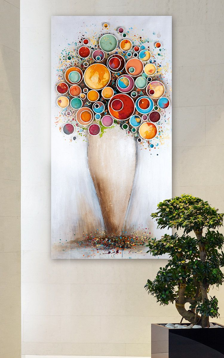 Floor Vase with Flowers