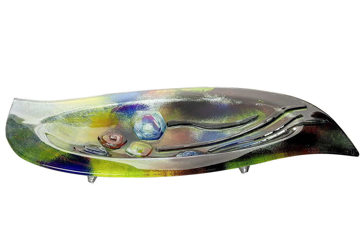 Wild Flowers Glass Bowl