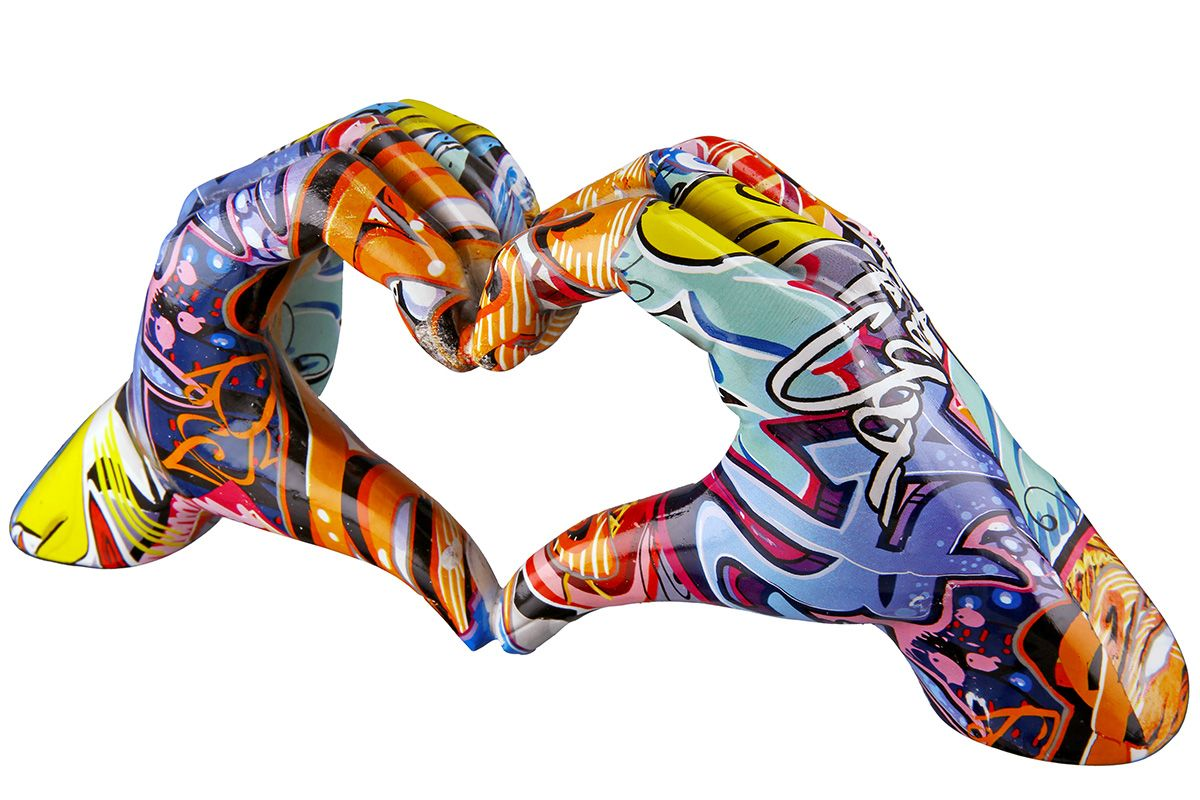 Graffiti Hand Heart