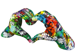Graffiti Hand Heart