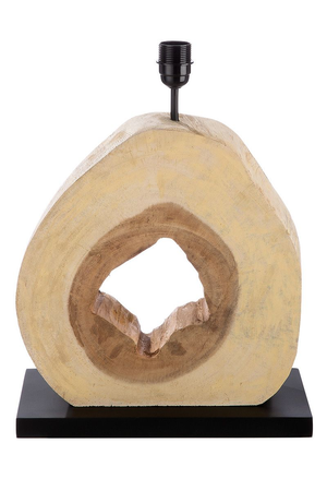 Woods Natural Table Lamp Slice