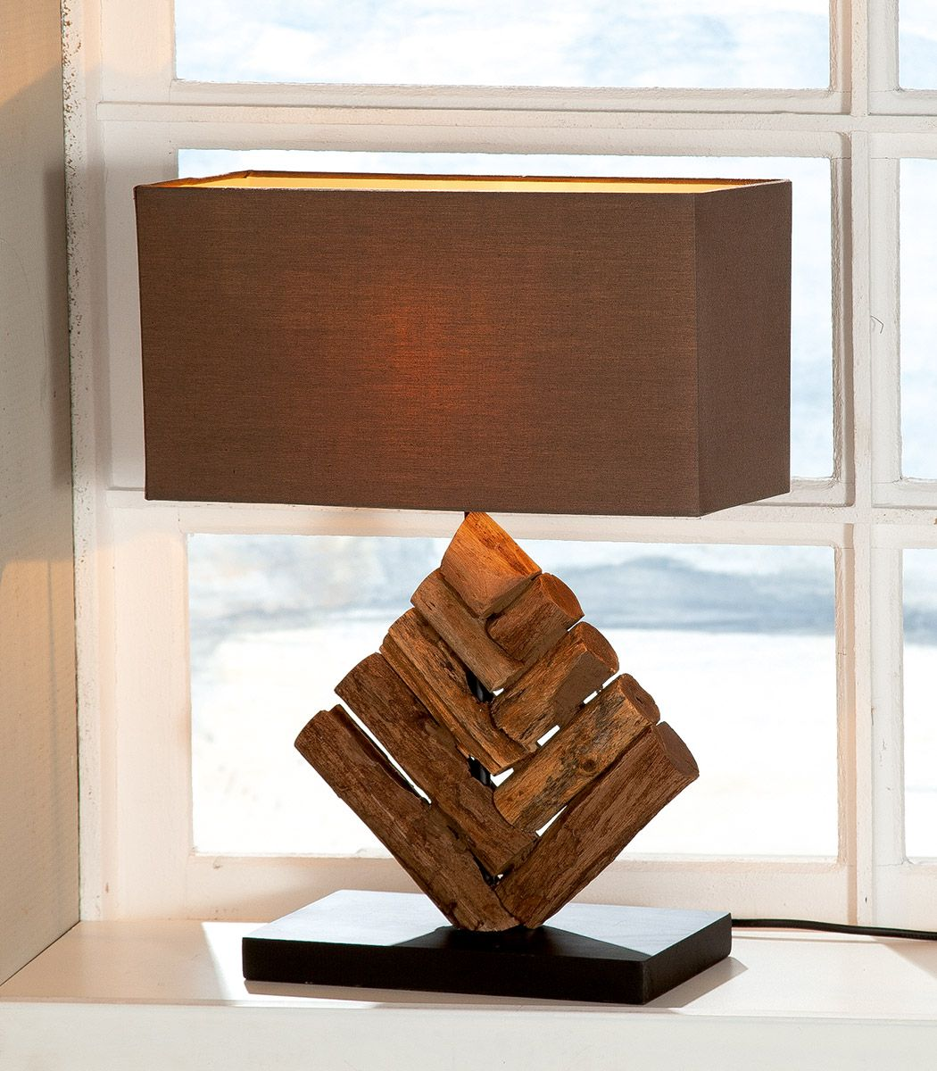 Woods Natural Table Lamp Sticks Brown
