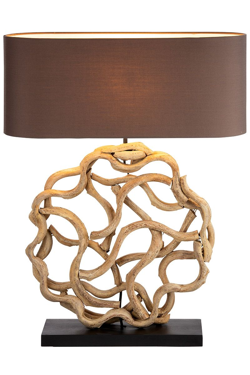 Circle Roots Natural Table Lamp