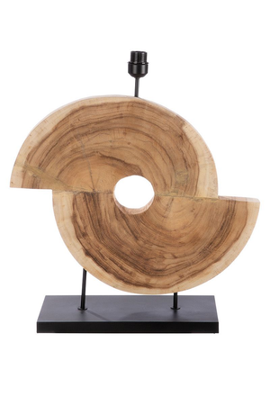 Woods Natural Table Lamp Slices