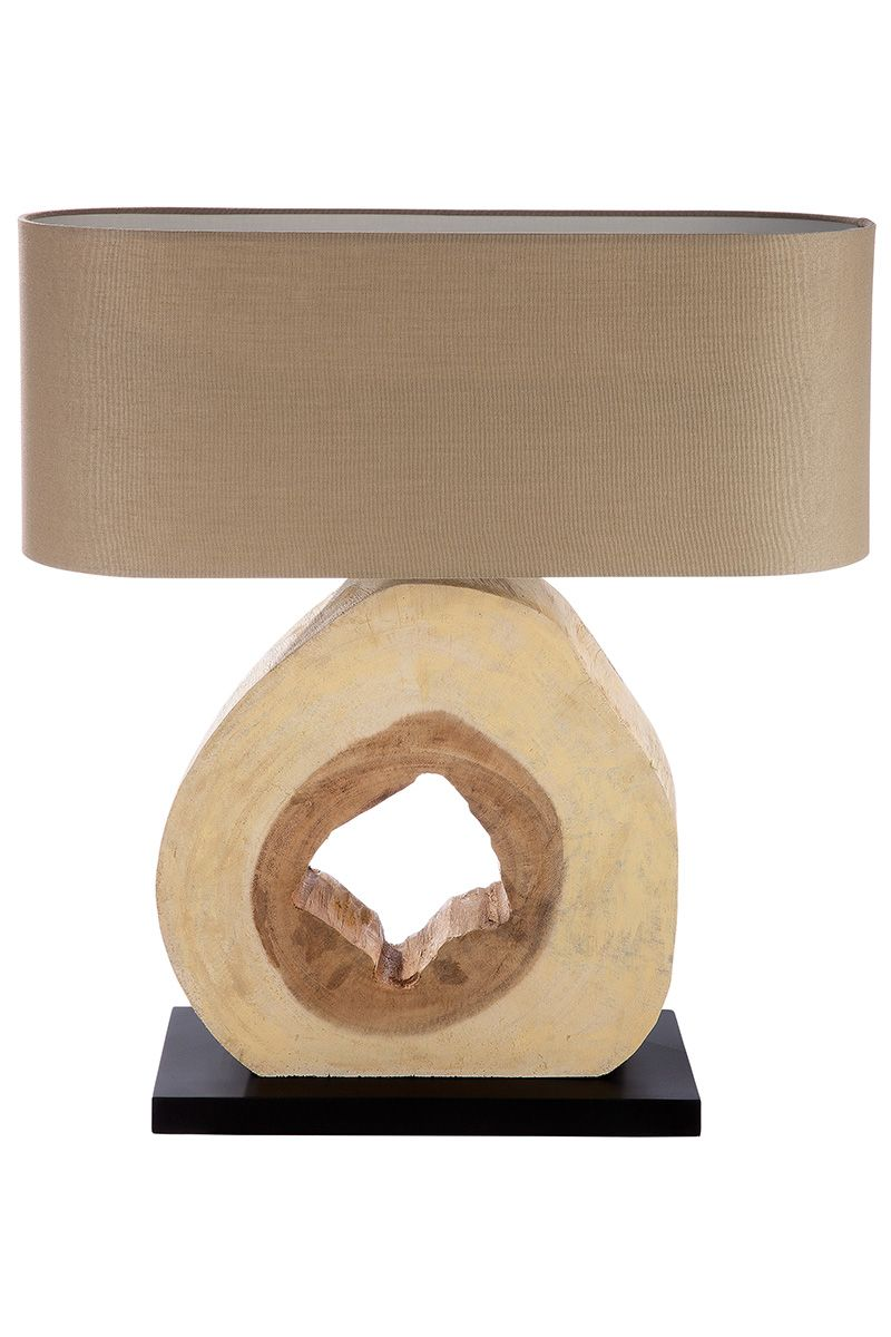 Woods Natural Table Lamp Slice