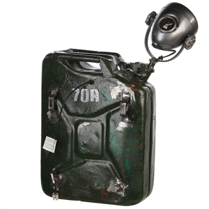 Green Gas Can Lamp with Storage