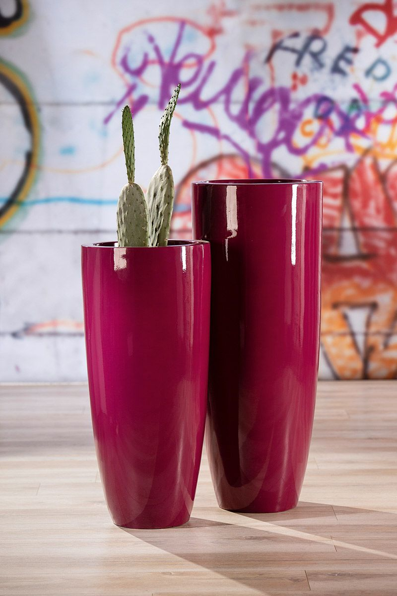 Fuchsia Floor Planter