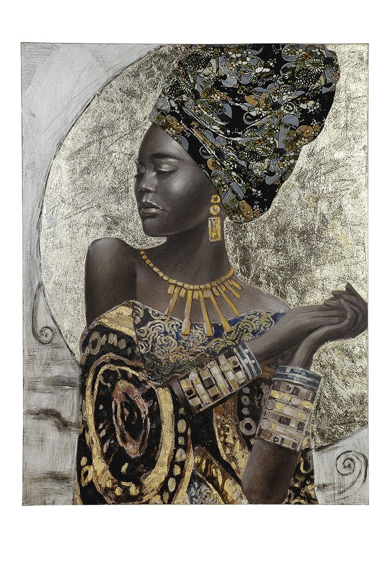 African Woman with Headscarf II