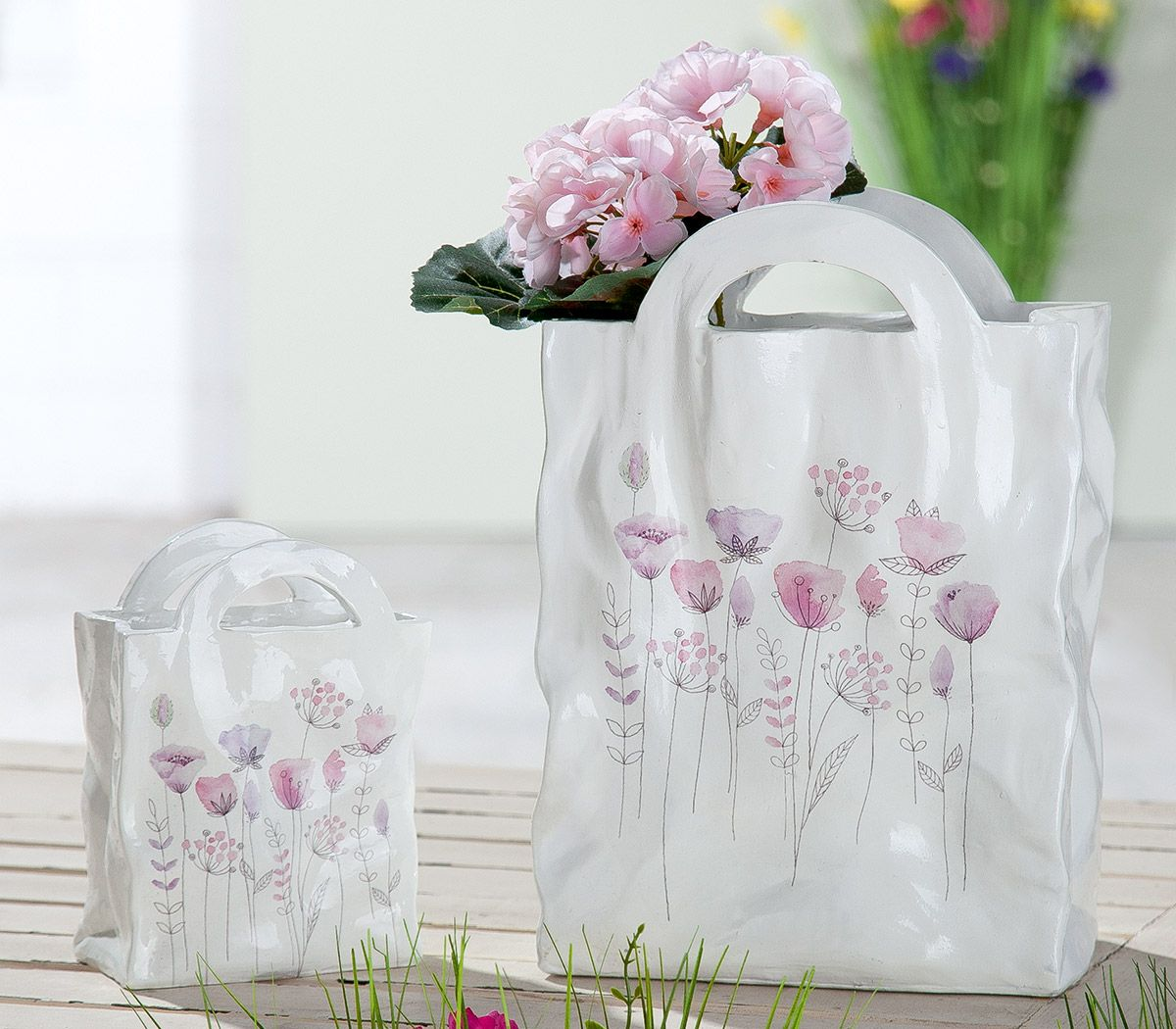 Shopping Bag Vase