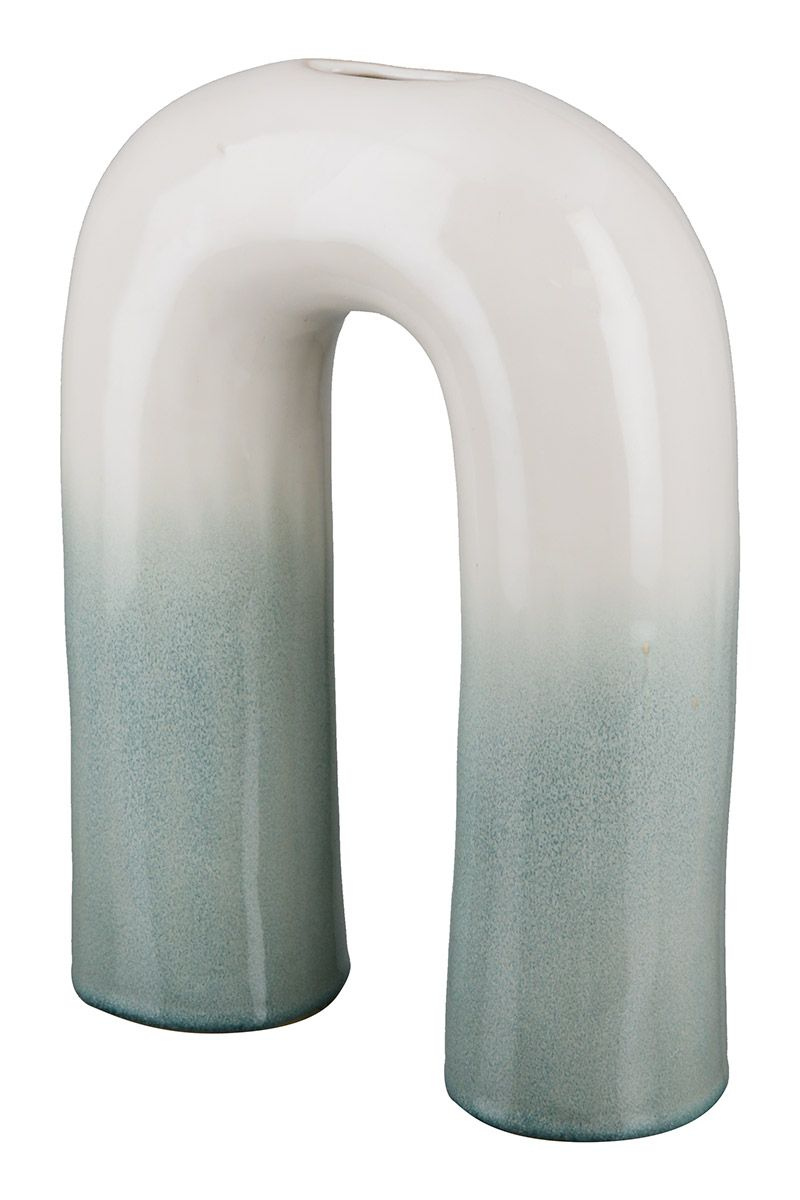 Ceramic Inverted U Dégradé Vase