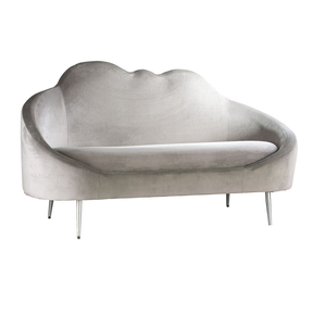 Grey Velvet Cloud Sofa