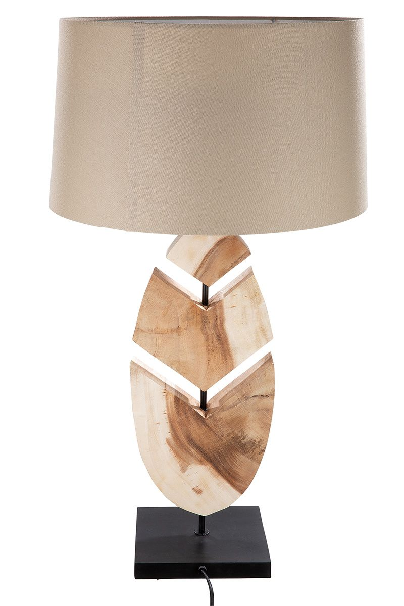Woods Natural Table Lamp Pine