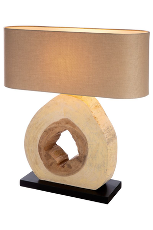 Woods Natural Table Lamp Slice