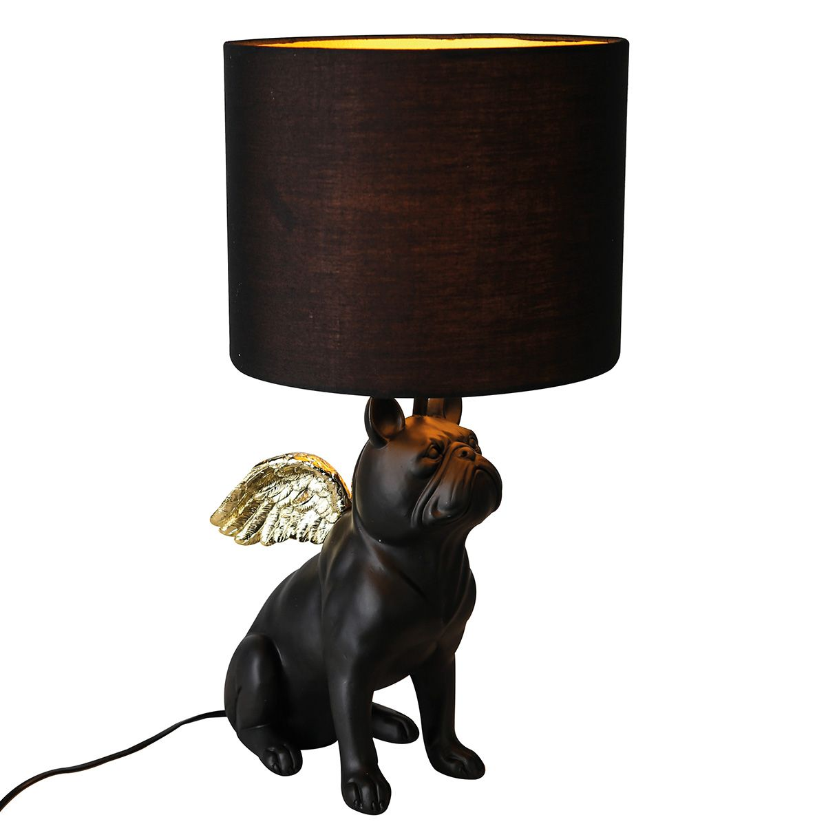 Flying Frenchie Table Lamp