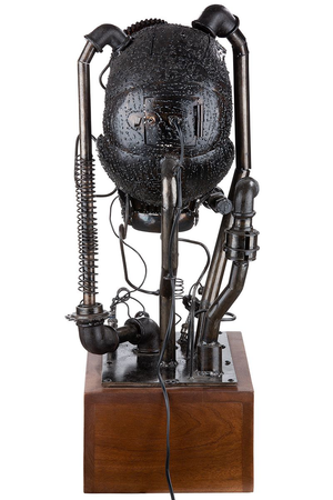 Steampunk Gas Mask Table Lamp