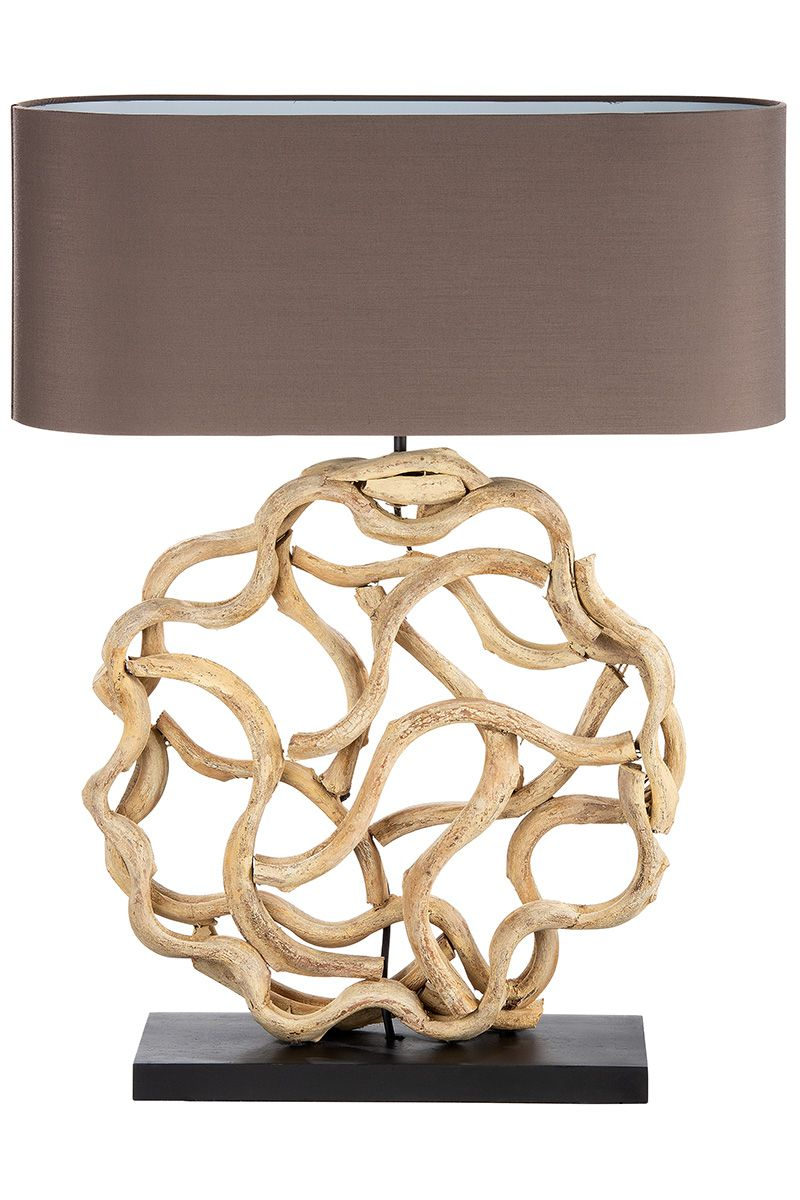 Circle Roots Natural Table Lamp