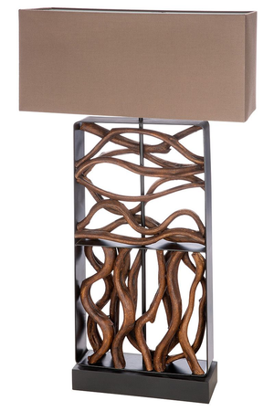 Roots Brown Table Lamp