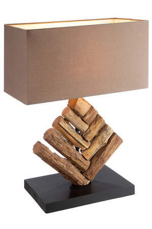 Woods Natural Table Lamp Sticks Brown