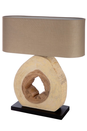 Woods Natural Table Lamp Slice