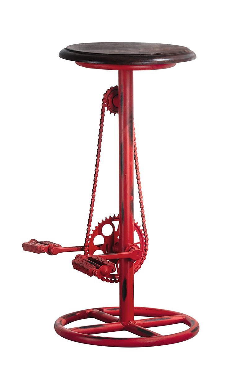 Recycled Metal Parts Stool