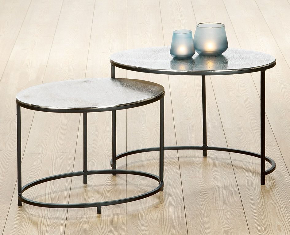 Oval Side Table Set