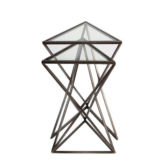 Triangle Side Table Set