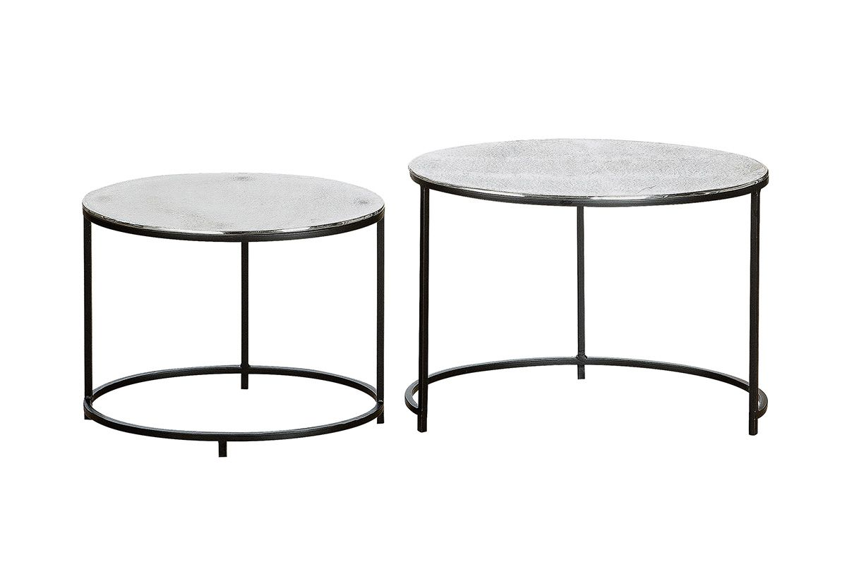 Oval Side Table Set
