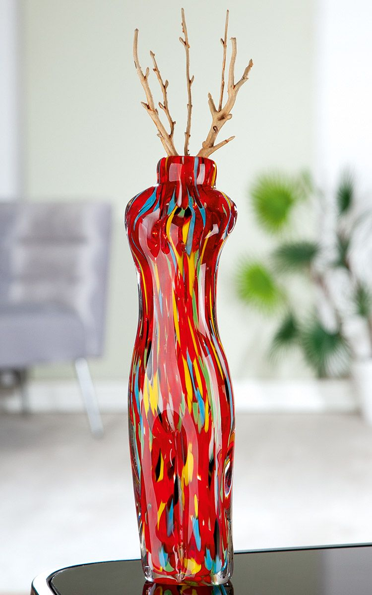 Female Body Glass Vase
