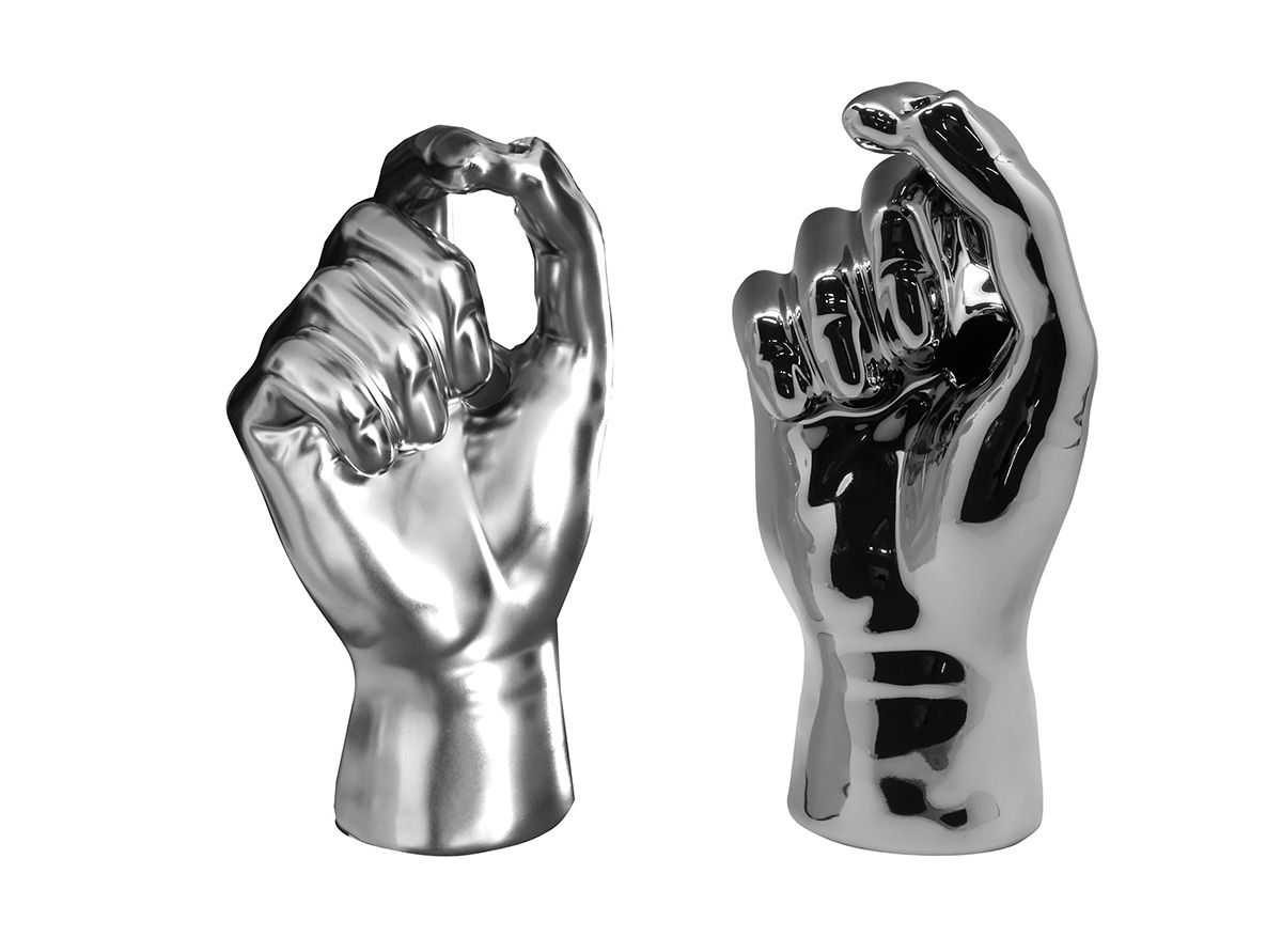 Ceramic Hand Flower Vase